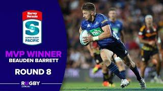 Beauden Barrett MVP performance vs Chiefs | Round 8 2022