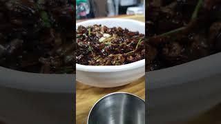 부산서면 옛진구청 맞은편 중국집 이요 간짜장 곱배기 1만원  맛있어요 가격이 1만원 넘어요