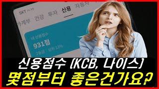 신용점수(KCB 나이스)는 몇점부터 좋은건가요? ㅣ좋은 신용등급 ㅣ신용관리 ㅣ신용점수 확인 ㅣ신용점수 조회