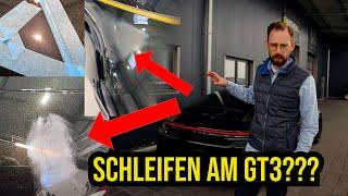 Lack Schleifen am Neuwagen Porsche 992 GT3 Touring | mattWerk