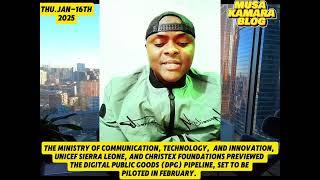MINISTRY OF COMMUNICATION, TECHNOLOGY, AND INNOVATION, UNICEF SIERRA LEONE, AND CHRISTEX FOUNDATION.