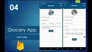 Grocery App - 04 Edit Profile