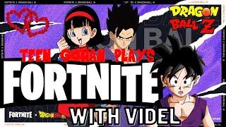 Teen Gohan Plays Fortnite with Videl