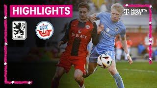 TSV 1860 München - Hansa Rostock | Highlights 3. Liga | MAGENTA SPORT