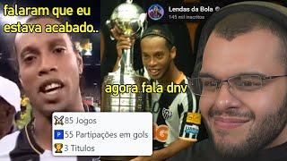 COMO RONALDINHO AOS 34 ANOS PROVOU QUE TODOS ESTAVAM ERRADOS  - Maicon react