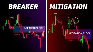 SECRETS of BREAKERS and MITIGATION BLOCKS | SMC | Smart Money Concepts | Episode - 9 | ICT |