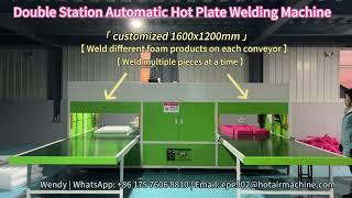 Double Station Automatic Hot Plate Welding Machine : Custom Machine 1600x1200mm