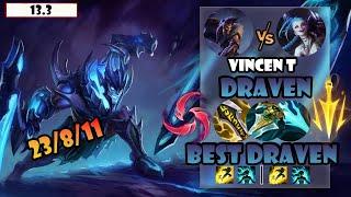 ENG SUB【Vincent Draven】S12 CN Best Draven Vs Jinx |  23 Kills