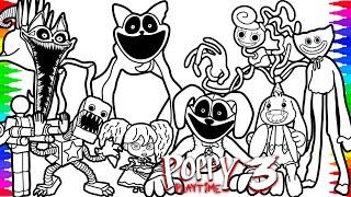 POPPY PLAYTIME Chapter 4 Coloring Pages / How to Color All New Bosses and Monsters / NCS MUSIC