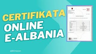 Si te shkarkojme çertifikaten ne E-albania