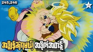 အချိန်ဆွဲရမယ့်အခိုက်အတန့် | Ep(245,246) Dragon Ball Z