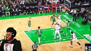 KERR.. THIS YOUR FAULT! Boston Celtics vs. New York Knicks Full Game Highlights REACTION!