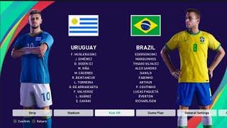 URUGUAY vs BRAZIL # PES 2021