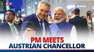 PM Modi meets Austrian Chancellor Karl Nehammer in Vienna