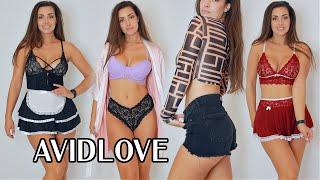 AVIDLOVE Custom News Review Try on #lingerie #model #amazon