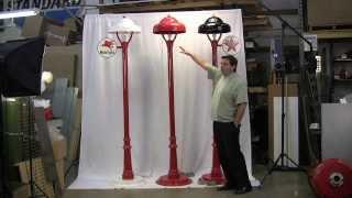 Gas Pump Heaven Reproduction Light Posts