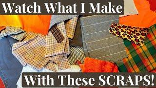 Watch What I Make with Gray and Orange Scraps!