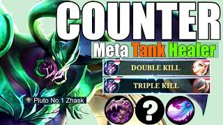 BUILD RAHASIA COUNTER META BAXIA HYPERCARRY + ESTES | ZHASK REVAMP 2022 TOP 1 GLOBAL GAMEPLAY MLBB