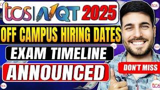 TCS Hiring 2025 Batch | TCS Off Campus Drive for 2025 Batch | TCS NQT Biggest Update