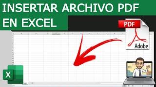 Como INSERTAR un ARCHIVO PDF en EXCEL.