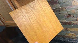 how to add WOOD VENEER to “kitchen cabinets”