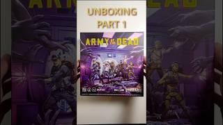 Zombicide Army of the Dead | unboxing cz. 1 | #armyofthedead #unboxing #zombicide