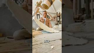 How China Makes Paper by Hand (for 1000 Years) #chinesepaper #shorts