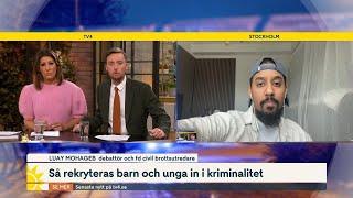 ”Unga är villiga att begå våldsuppdrag för pengar” | Nyhetsmorgon | TV4 & TV4 Play