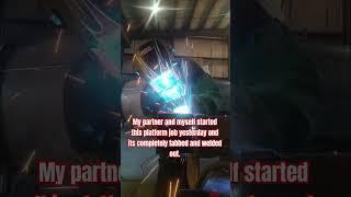 Quick Shots of some WELDING!#boilermaker #bluecollar #migwelding #fabrication #welding #work #friday