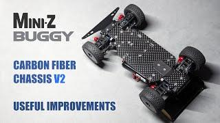 Mini-Z Buggy Carbon Fiber Chassis V2 - What are the Changes?