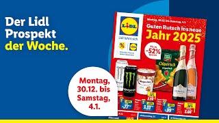 Der Lidl Prospekt der Woche | Angebote von Montag, 30.12. bis Samstag, 4.1.