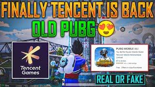  Finally Tencent Is Back Real OR Fake ? | Old PUBG Mobile Is BACK | Tencent Comeback In Pubg Mobile