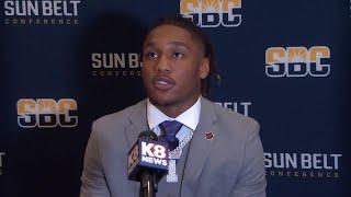 Red Wolves Raw: Jaylen Raynor at 2024 Sun Belt Football Media Days