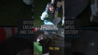 Officers take down UCLA protest encampment