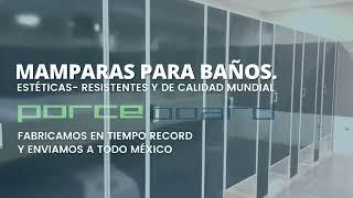 Fabricante de Mamparas para Baños Públicos en México | Porceboard®