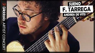 Andrea De Vitis plays Sueño (Estudio Tremolo) by Francisco Tárrega  | Classical Guitar - D'Addario