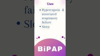 CPAP VS BiPAP  #medico #nursing #shorts #respiratorytherapy