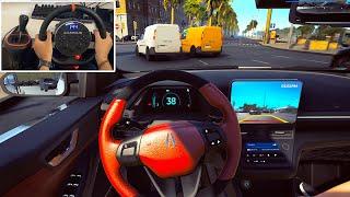 NEW UPDATE | PATCH 4 - Taxi Life: A city driving simulator gameplay | Steering Wheel Gameplay