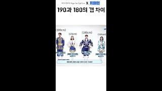 190과 180의 갭 차이
