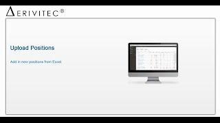 Derivitec Risk Portal: Upload Positions