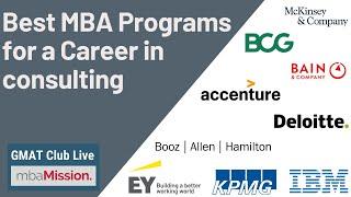 Best MBA Programs for a Career in Consulting