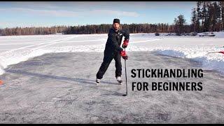 STICKHANDLING DRILL FOR BEGINNERS