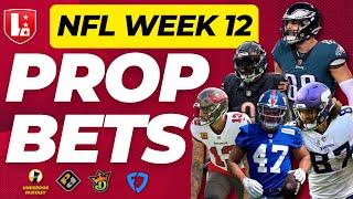 WEEK 12 NFL PLAYER PROPS | Top 5 NFL Player Prop Bets for Week 12