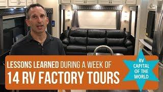 LESSONS LEARNED FROM 14 RV FACTORY TOURS IN A WEEK AT THE RV CAPITAL OF THE WORLD, ELKHART, INDIANA