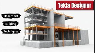Mastering Tekla Basement Design with ADVANCED Modeling Techniques!