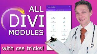 All Divi Modules Overview incl. CSS Tricks - Part 1