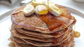 Gesunde Pancakes mit Vollkorn Dinkelmehl