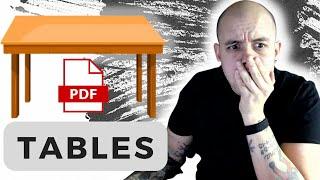 How to tag a table in Adobe Acrobat Pro | Full Walkthrough WCAG Section 508