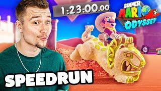  Heute knacke ich meine BESTZEIT im Mario Odyssey SPEEDRUN! (Unter 83 Minuten)