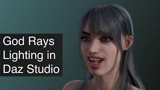 Daz3D God Rays Lighting Tutorial | Daz3D Tips